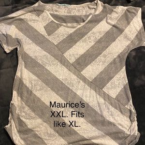 XXL burnout shirt, but fits like XL